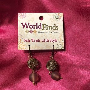 NEW World Finds Earrings